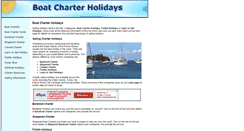 Desktop Screenshot of boatcharter.sailinginfo4all.co.uk